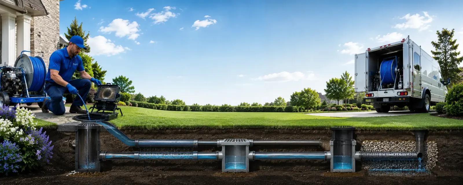 Outdoor drain cleaning information for Rowe, NM